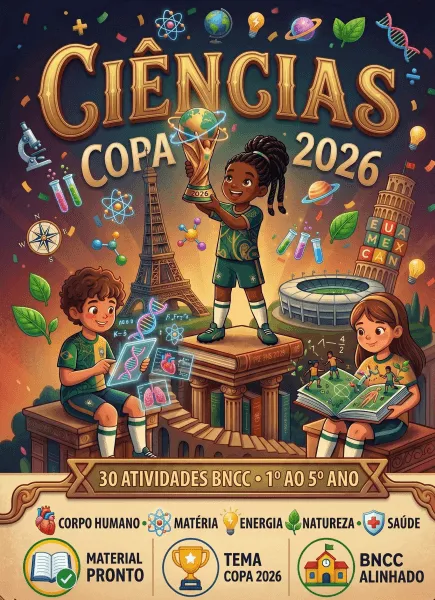 Capa da Apostila de Ciências